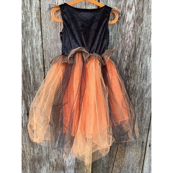 POTTERY BARN KIDS MONARCH BUTTERFLY DRESS HALLOWEEN COSTUME GIRLS SIZE 4-6 🦋 - Picture 5 of 6